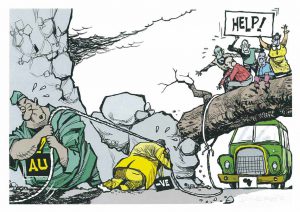 Change The Perspective Afrikanische Karikaturen Afrika Haus Berlin