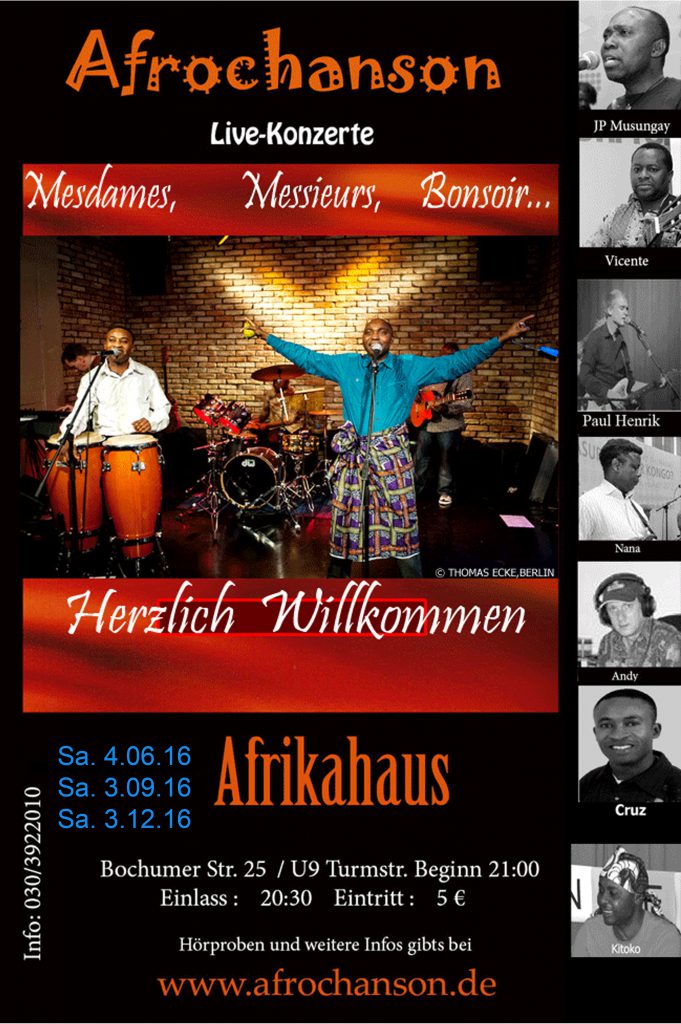Plakat Afrochanson