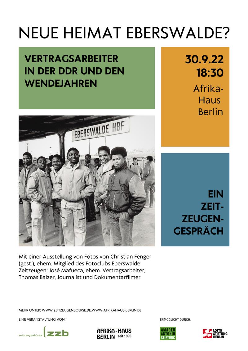 Vertragsarbeiter in der DDR und in den Wendejahren — ein Zeitzeugengespräch